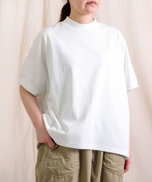 Brocante（ブロカント）の「[Brocante / ブロカント] ヴィンテージ天竺 ココンクローＴシャツ（Tシャツ/カットソー・レディース・ホワイト/ライトグレー/アイボリー/ブラック・2）」の2枚目の写真