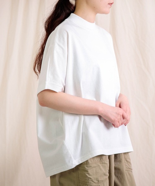 Brocante（ブロカント）の「[Brocante / ブロカント] ヴィンテージ天竺 ココンクローＴシャツ（Tシャツ/カットソー・レディース・ホワイト/ライトグレー/アイボリー/ブラック・2）」の12枚目の写真