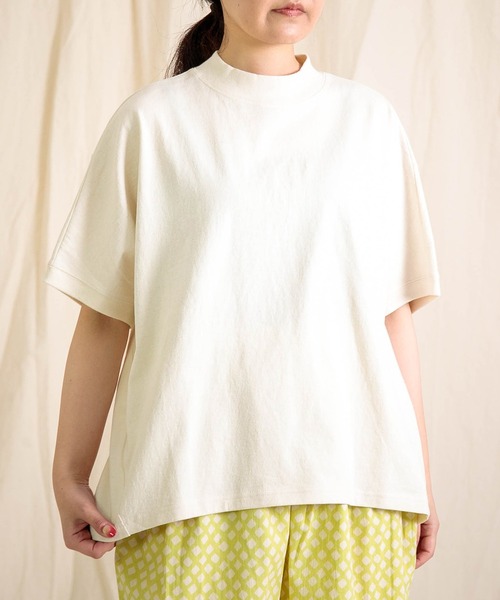 Brocante（ブロカント）の「[Brocante / ブロカント] ヴィンテージ天竺 ココンクローＴシャツ（Tシャツ/カットソー・レディース・ホワイト/ライトグレー/アイボリー/ブラック・2）」の7枚目の写真