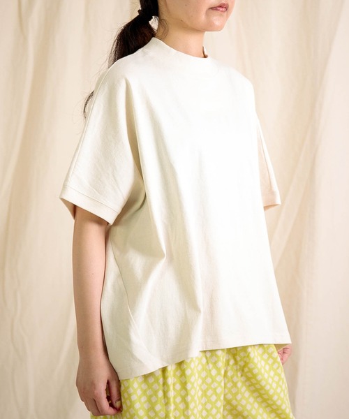 Brocante（ブロカント）の「[Brocante / ブロカント] ヴィンテージ天竺 ココンクローＴシャツ（Tシャツ/カットソー・レディース・ホワイト/ライトグレー/アイボリー/ブラック・2）」の8枚目の写真