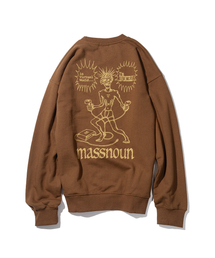 MASSNOUN（マスノウン）の「インビンシブル オーバーサイズ ヘビースウェット Tシャツ MFTCR001-BR（スウェット）」