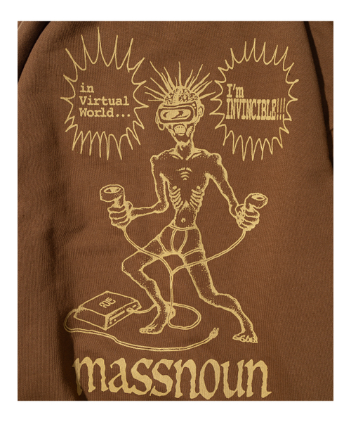 MASSNOUN(マスノウン)の「インビンシブル オーバーサイズ ヘビースウェット Tシャツ MFTCR001-BR(スウェット・レディース・その他・LARGE/MEDIUM/SMALL)」の7枚目の写真