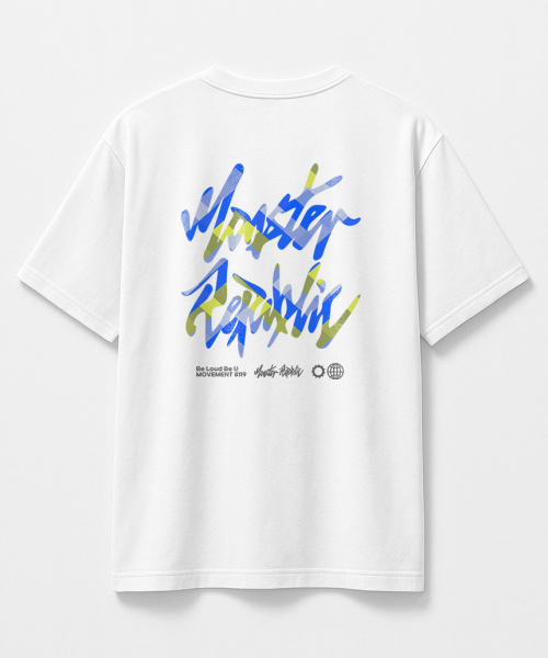 MONSTER REPUBLIC(モンスターリパブリック)の「スクエアロゴブルーTシャツホワイト_8119(Tシャツ/カットソー・レディース・その他・SMALL/MEDIUM/LARGE/X-LARGE)」の8枚目の写真