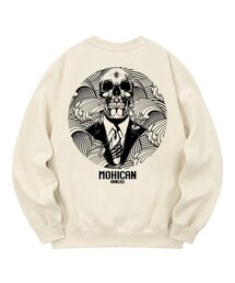 KMC0026 スカルスーツ 起毛 スウェット - クリーム