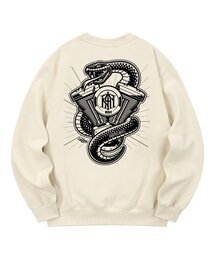 KMC0188 ホットロード起毛 スウェット クリーム