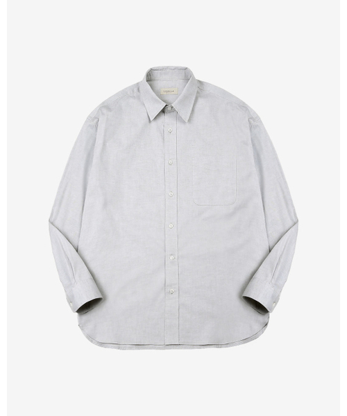 sortie(ソルティ)の「440 Essential Comfort Oxford Shirts (Natural Gray)(シャツ/ブラウス・メンズ・その他・MEDIUM/X-LARGE/LARGE)」の1枚目の写真