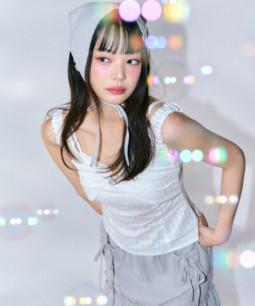 ZEROPLANET（ゼロプラネット）の「ピナリボンロングスカート [グレー]（スカート・レディース・その他・FREE）」の3枚目の写真