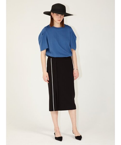Midi Slit Skirt_Black Midi Slit Skirt_Black