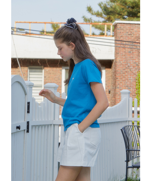 ANOETIC(アノエティック)の「ANC GOLD LOGO DAILY TEE_BLUE(Tシャツ/カットソー・レディース・ブルー・FREE)」の3枚目の写真