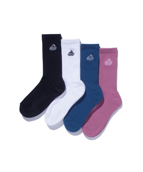 XLARGE（エクストララージ）の「SLANTED OG SOCKS（ソックス/靴下・メンズ・ピンク/ホワイト・ONE SIZE）」の3枚目の写真