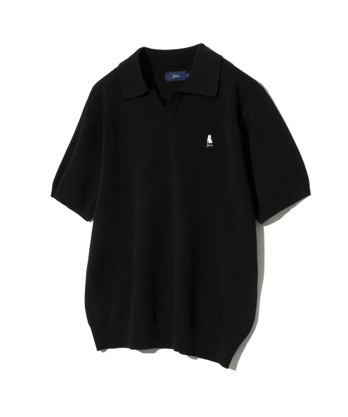YALE(イェール)の「コンフォートクールスリットネックポロニットブラック(Tシャツ/カットソー・レディース・その他・LARGE/MEDIUM/SMALL/X-LARGE)」の1枚目の写真