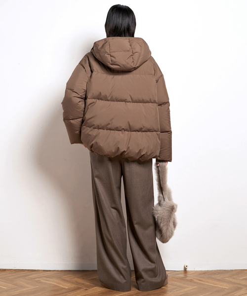 EVERYDAY I LIKE.（エヴリディアイライク）の「*イージーワイドパンツ(フラノ)1（スラックス・レディース・グレー/ウッド・38/36/40）」の10枚目の写真