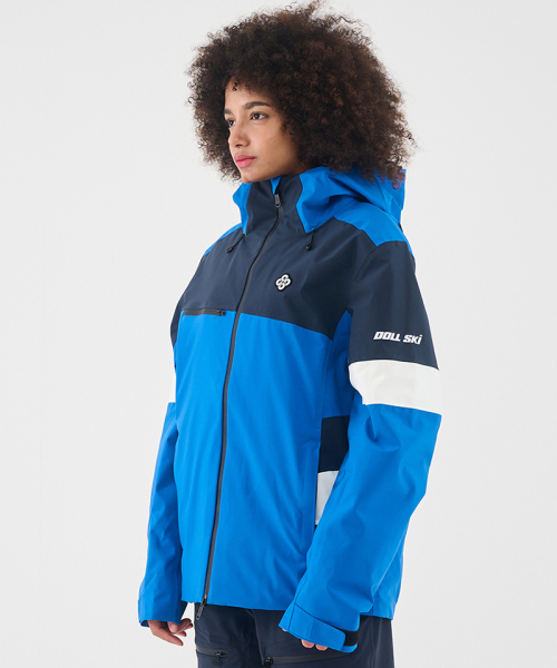 DOLL OUTERWEAR(ドラ アウターウェア)の「2425 アルマ スキー ジャケット BLUE 男女共用(ナイロンジャケット・レディース・その他・SMALL/MEDIUM/LARGE/X-LARGE/X-SMALL)」の10枚目の写真
