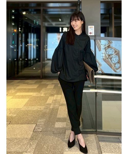 Day and Grade（デイアンドグレイド）の「【Shihoセレクト】ボリュームスリーブシャツ（シャツ/ブラウス・レディース・ブラック・FREE）」の15枚目の写真