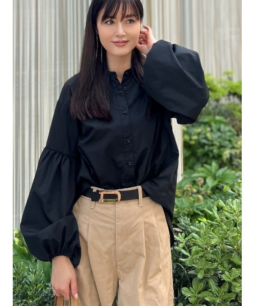 Day and Grade（デイアンドグレイド）の「【Shihoセレクト】ボリュームスリーブシャツ（シャツ/ブラウス・レディース・ブラック・FREE）」の17枚目の写真