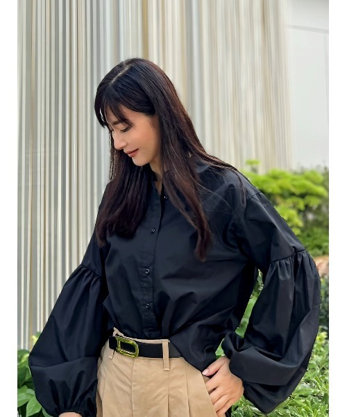 Day and Grade（デイアンドグレイド）の「【Shihoセレクト】ボリュームスリーブシャツ（シャツ/ブラウス・レディース・ブラック・FREE）」の20枚目の写真