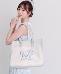 OLIVE des OLIVE | Aimerianejoieハートミラーチャーム付きトート(トートバッグ)