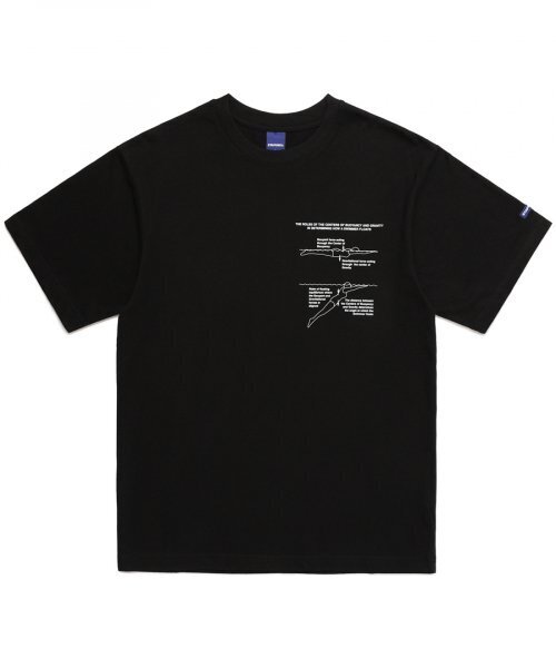 STAFF ONLY(スタッフオンリー)の「SWIMMING GUIDE TEE (BLACK)(Tシャツ/カットソー・レディース・その他・MEDIUM/LARGE)」の1枚目の写真