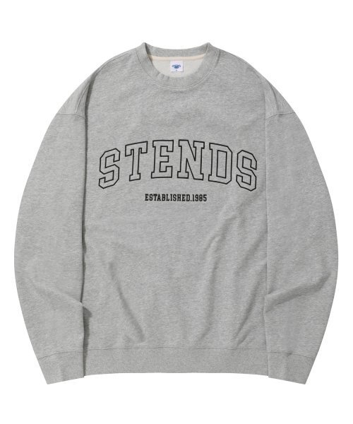 STENDS（ステンズ）の「[M~4XL] オリジナルストロークロゴクルーネック_グレー（スウェット・レディース・その他・XX-LARGE/XXX-LARGE/MEDIUM/X-LARGE/XXXX-LARGE/LARGE）」の6枚目の写真