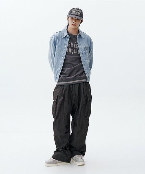 KANEITEI(カネイテイ)の「ARMEE FRANCAISE CREWNECK (CHARCOAL)(スウェット・レディース・チャコール・SMALL/MEDIUM/LARGE/X-LARGE)」の8枚目の写真
