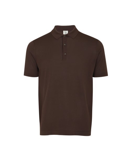 SOLEW(ソル)の「プレミアム半袖夏ニット_ブラウン(ニット/セーター・メンズ・その他・SMALL/MEDIUM)」の1枚目の写真