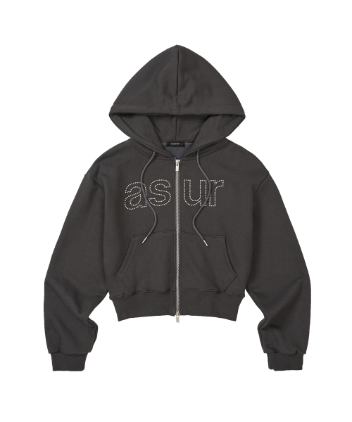 as you are(アズユーアー)の「AU ホットフィックス フードジップアップ チャコール(パーカー・レディース・その他・SMALL/MEDIUM)」の4枚目の写真