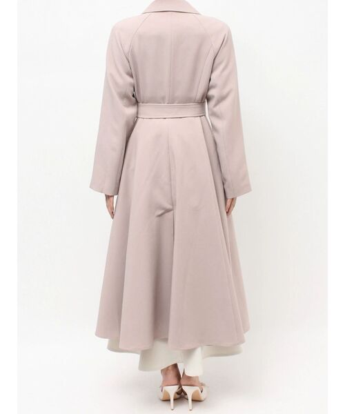 RESEXXY（リゼクシー）の「カスケードフレアロングコート（トレンチコート・レディース・ベージュ/アイボリー/ブルー・FREE）」の20枚目の写真