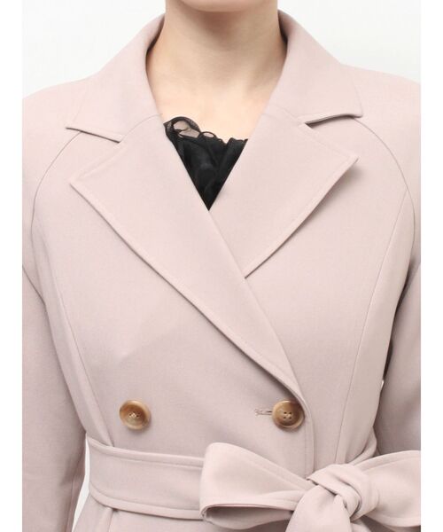 RESEXXY（リゼクシー）の「カスケードフレアロングコート（トレンチコート・レディース・ベージュ/アイボリー/ブルー・FREE）」の19枚目の写真