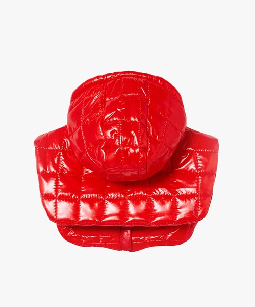 AIGLE（エーグル）の「クリスマスカプセルコレクション 撥水 キルティングフード バラクラバ（ニットキャップ/ビーニー・レディース・バイオレット/ブルー/ブラック/グリーン/レッド・FREE）」の21枚目の写真