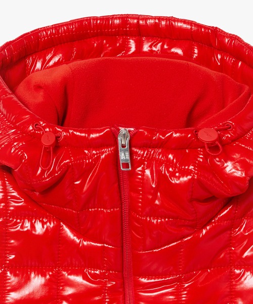 AIGLE（エーグル）の「クリスマスカプセルコレクション 撥水 キルティングフード バラクラバ（ニットキャップ/ビーニー・レディース・バイオレット/ブルー/ブラック/グリーン/レッド・FREE）」の22枚目の写真