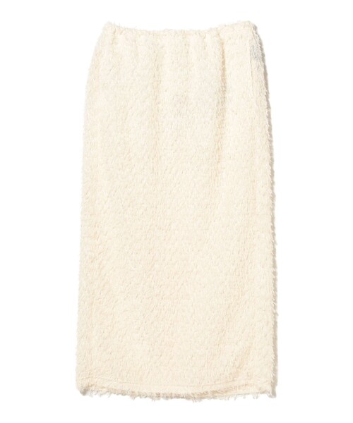 EFFE BEAMS（エッフェビームス）の「ROOM NO.8 BLACK / シアー ジャカード スカート（スカート・レディース・クリーム・ONE SIZE）」の2枚目の写真