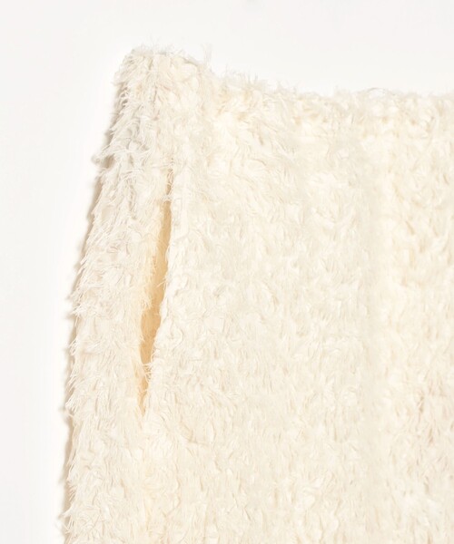 EFFE BEAMS（エッフェビームス）の「ROOM NO.8 BLACK / シアー ジャカード スカート（スカート・レディース・クリーム・ONE SIZE）」の3枚目の写真