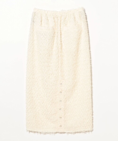 EFFE BEAMS（エッフェビームス）の「ROOM NO.8 BLACK / シアー ジャカード スカート（スカート・レディース・クリーム・ONE SIZE）」の5枚目の写真