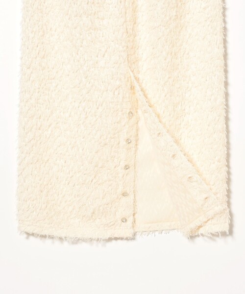 EFFE BEAMS（エッフェビームス）の「ROOM NO.8 BLACK / シアー カットジャカード タイトスカート（スカート・レディース・クリーム・ONE SIZE）」の5枚目の写真