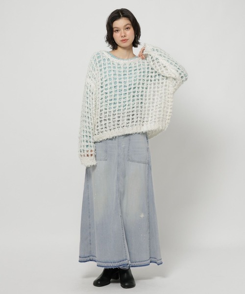 niko and…スリットロングデニムスカート niko and ｜[NKJ 2026SS] スリットロングデニムスカート | Rakuten