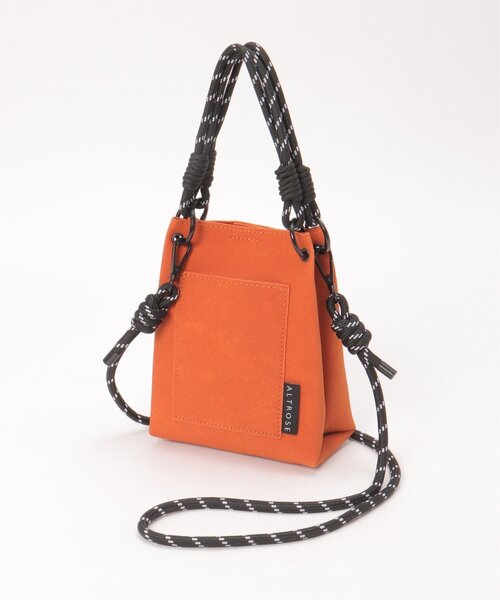 notch.（ノッチ）の「パラコード2WAYミニショルダーバッグ（ショルダーバッグ・レディース・ブラック/アイボリー/ブラウン/オレンジ・ONESIZE）」の4枚目の写真
