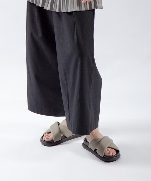 厚底/3.5cm】クロスサンダル ALL BLACK│Jeffrey Campbell OFFICIAL