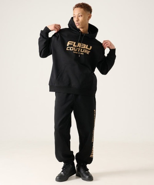 FUBU( フブ)の「FUBU-Logo Hoodie(スウェット・メンズ・ブラック・M/L)」の4枚目の写真