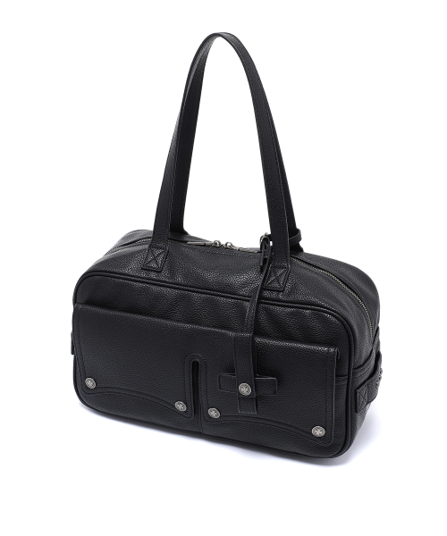 Op. 10 MORPH LEATHER BOWLING BAG BLACK