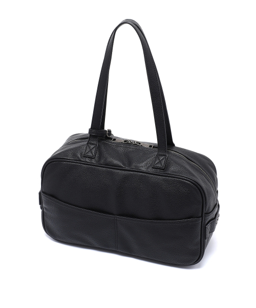 Op. 10 MORPH LEATHER BOWLING BAG BLACK