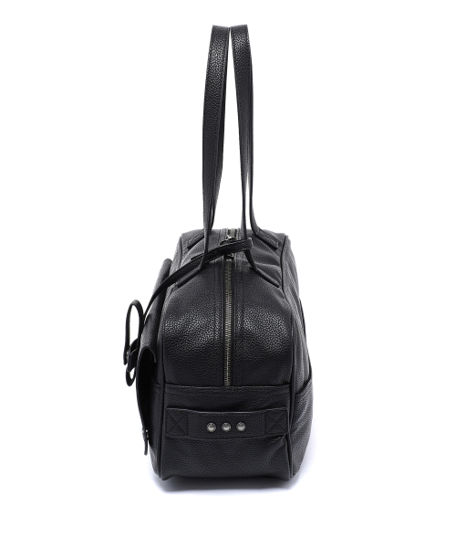 Op. 10 MORPH LEATHER BOWLING BAG BLACK