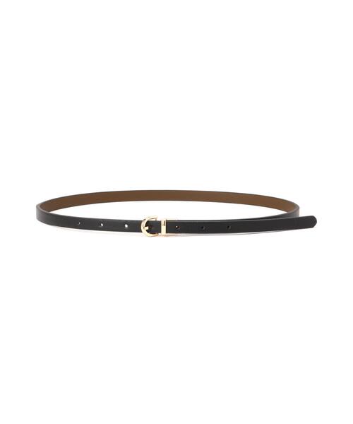 NATURAL BEAUTY BASIC(ナチュラルビューティーベーシック)の「リバーシブルナローベルト(ベルト・レディース・キャメル/ダークブラウン/ブラック・FREE)」の1枚目の写真