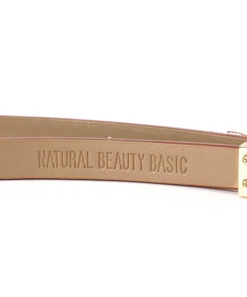 NATURAL BEAUTY BASIC（ナチュラルビューティーベーシック）の「リバーシブルナローベルト（ベルト・レディース・キャメル/ダークブラウン/ブラック・FREE）」の10枚目の写真