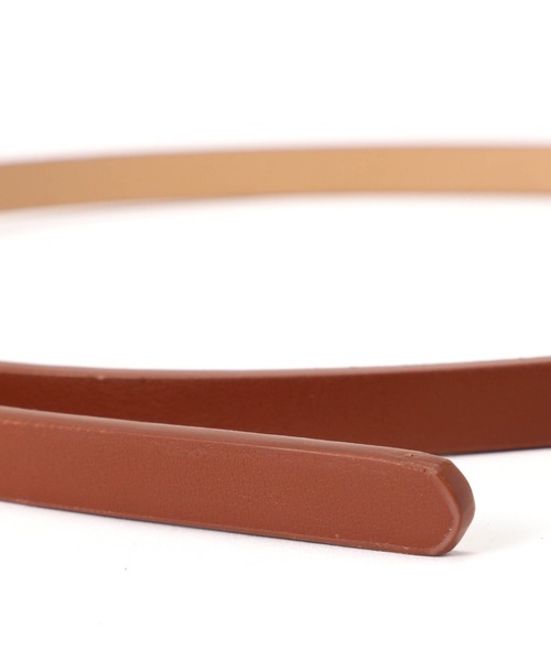 NATURAL BEAUTY BASIC（ナチュラルビューティーベーシック）の「リバーシブルナローベルト（ベルト・レディース・キャメル/ダークブラウン/ブラック・FREE）」の8枚目の写真