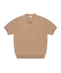 ヴィンテージソフトリネンオープンカラーニット(ペブルビーチ)