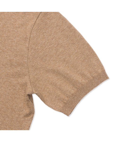 PRODESHIRT(プロデシャツ)の「ヴィンテージソフトリネンオープンカラーニット(ペブルビーチ)(ニット/セーター・メンズ・その他・M/L/XL)」の3枚目の写真