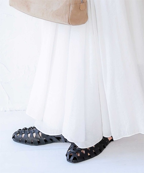 titivate(ティティベイト)の「レースアップグルカサンダル(サンダル・レディース・アイボリー/ブラック/ブラウン・XL/L/M/S)」の19枚目の写真