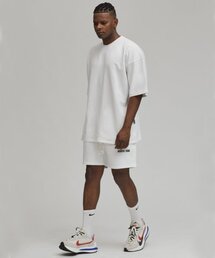 [SET]ヘビコットンセミオーバーフィット半袖Tシャツ/ヘビーウェイトコットンショートパンツ（ホワイト）