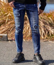 adamsJUGGLER｜アダムスジャグラーのデニムパンツ（クラッシュ