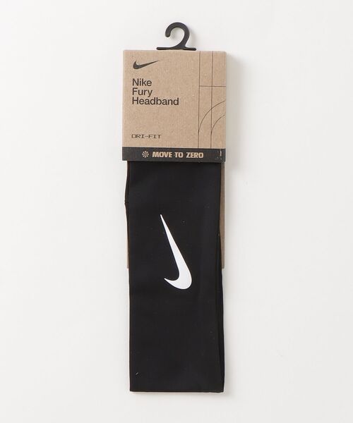 NIKE（ナイキ）の「NIKE/ナイキ Dri-Fit フューリー クラシックヘッドバンド /BN3050（ヘアバンド・メンズ・ホワイト/ブラック・F）」の3枚目の写真